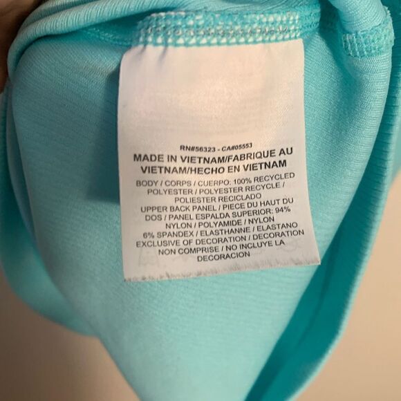 Nike Dri-Fit EUC light blue mesh back tank top Size Small - Picture 6 of 6